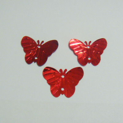 Paiete fluturasi rosii 18x22mm