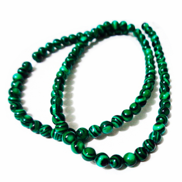 Malachit sferic, 4mm-sir 95 buc 1 buc