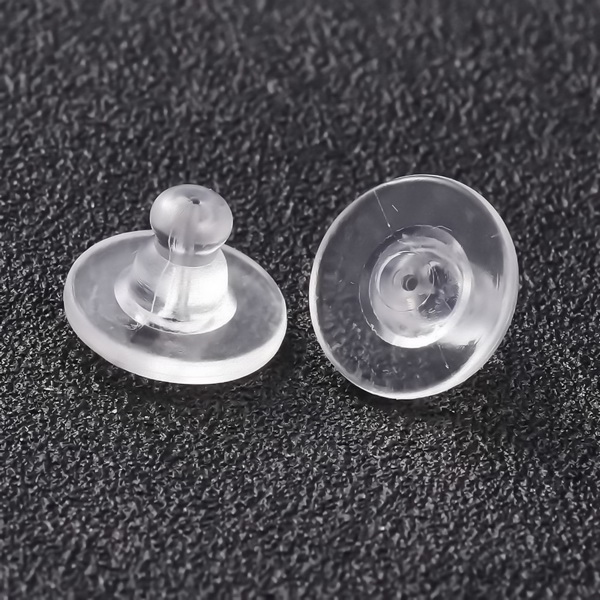 Dop silicon, pt. cercei, 10x7mm 10 buc