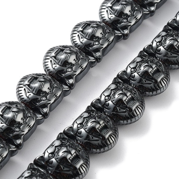Hematit cap de tigru, 12x12x7.5mm 1 buc