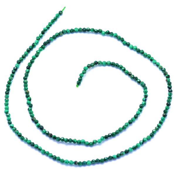 Malachit natural, fatetat 2mm-sir 210 buc 1 buc