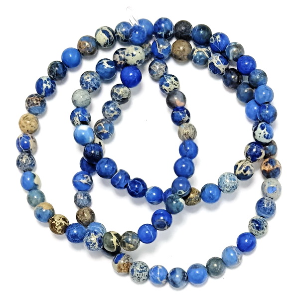 Regalit albastru 4mm-sir 90 buc 1 buc