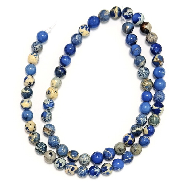 Regalit albastru 6mm-sir 63 buc 1 buc