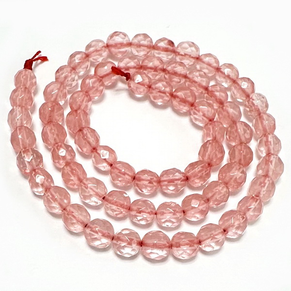 Cuart cherry, fatetat, 6mm-sir 65 buc 1 buc