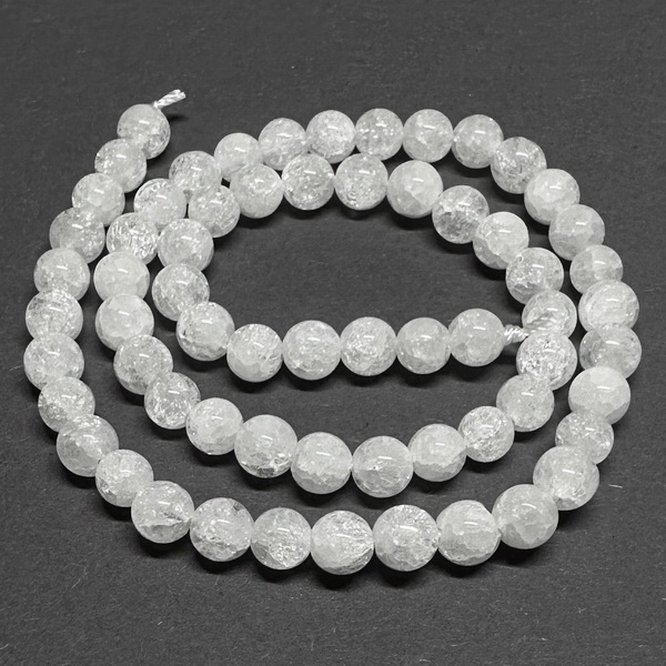 Cristal de gheata sferic, 6mm-sir 63 buc 1 buc