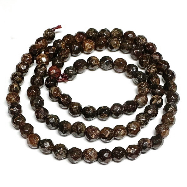 Bronzite fatetat, 4mm-sir 85 buc 1 buc