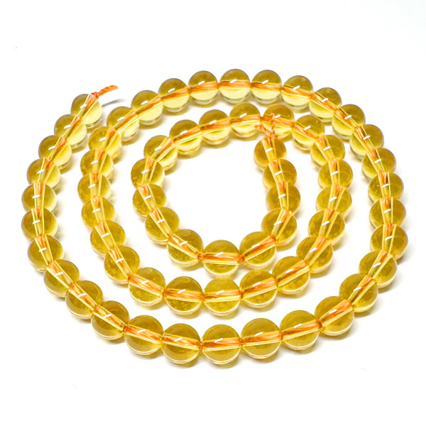 Citrine sferic, 6mm-sir 64 buc 1 buc