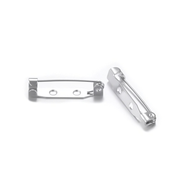 Suport brosa otel inoxidabil, 25x6mm, cu 2 orificii  1 buc