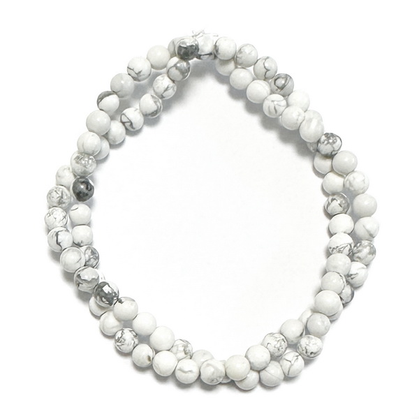 Howlite alb sfere 4.5mm-sir 78 buc 1 buc
