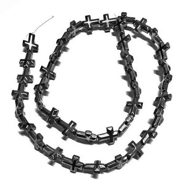 Hematit cruce 10x8x3mm-sir 39 buc 1 buc