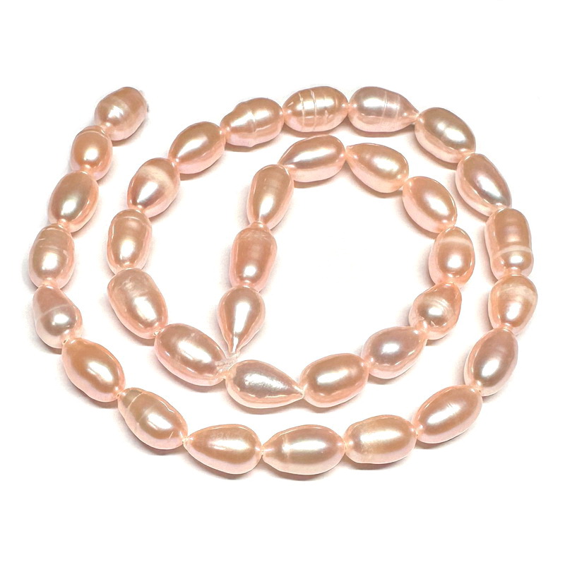 Perle cultura roz-somon 7~9mm-sir 35 buc(36 cm) 1 buc