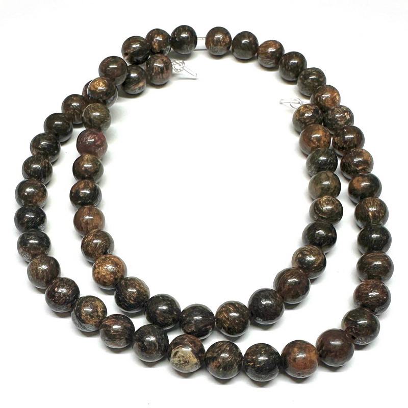 Bronzite sferic 6mm-sir 63 buc 1 buc