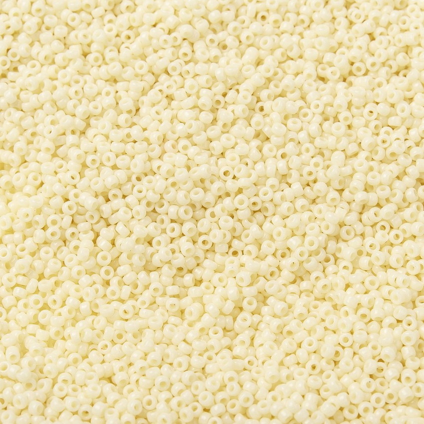 Margele Miyuki Rocailles,15/0, 1.5mm, (RR492) crem-5g 1 buc