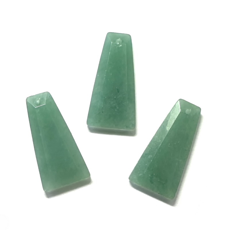 Pandantiv aventurin trapez 25x6~12mm 1 buc