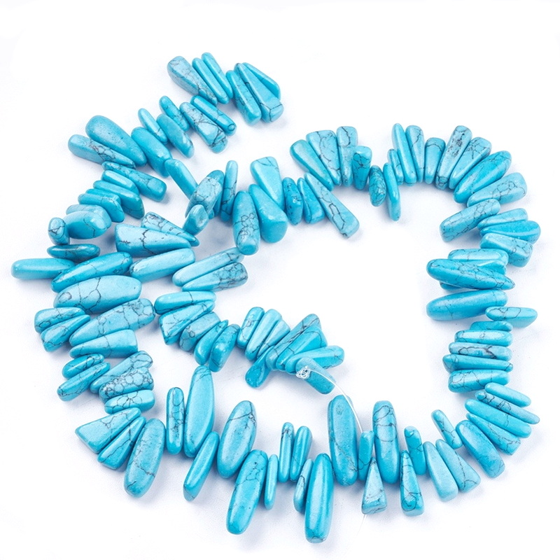 Howlit nuggets 12~20x6~10x3~10mm-sir cca 104 buc(40 cm) 1 buc