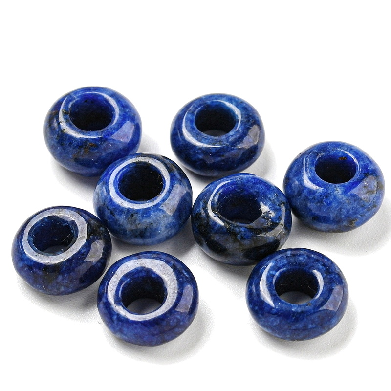 Lapis Lazili rondele 10x4.5mm, orificiul 3.5mm 1 buc