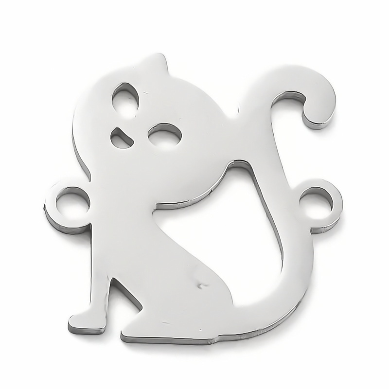 Conector/link otel inoxidabil 304, pisica 19x18x1mm 1 buc