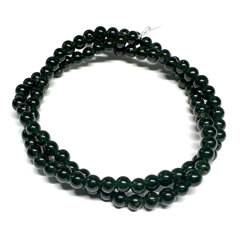 Piatra soarelui verde, 4mm-sir 96 buc 1 buc
