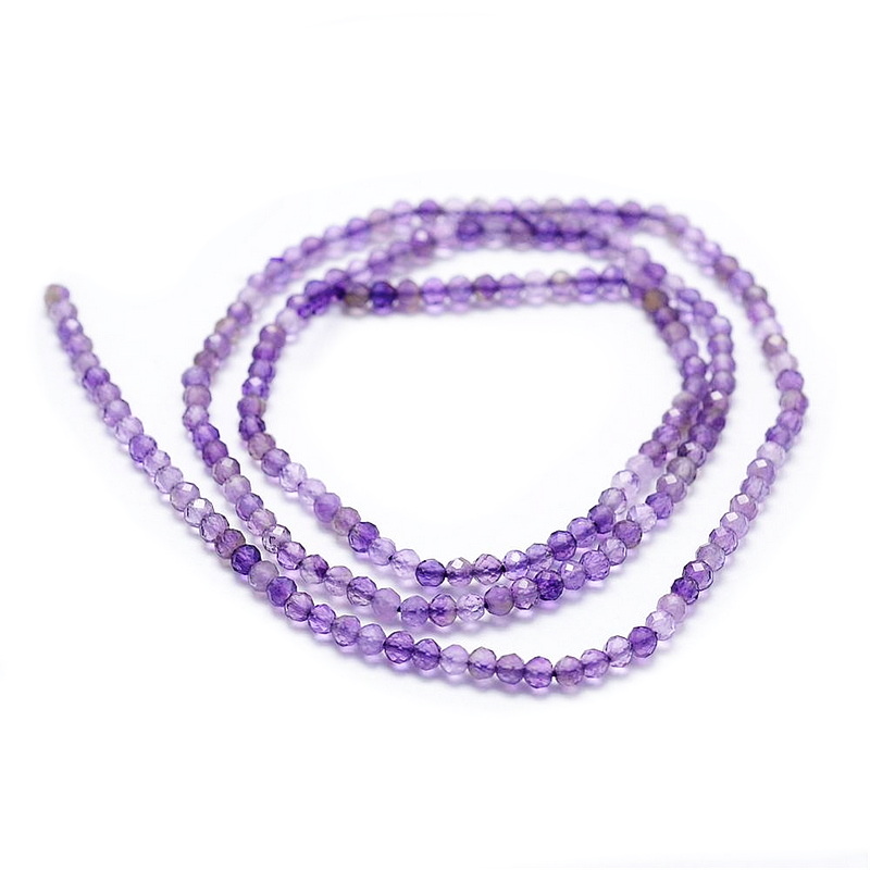 Ametist fatetat 2.5mm-sir 205-206 buc 1 buc
