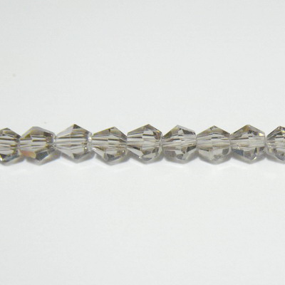 Margele sticla biconice fumurii 4mm