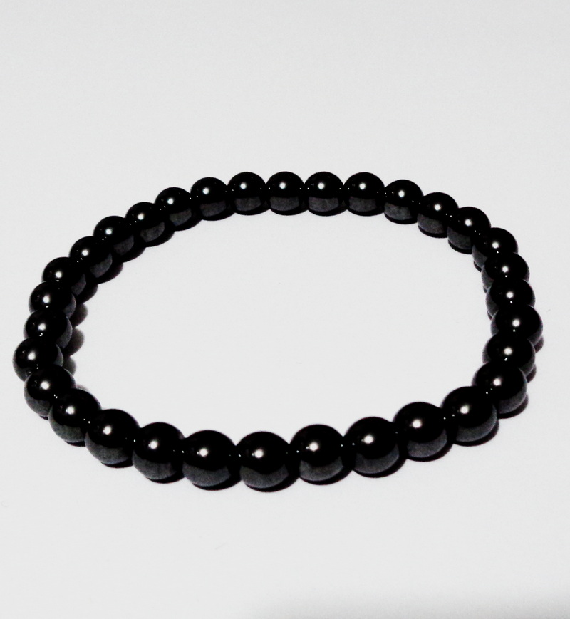 Bratara onix 6mm pe elastic-33buc 1 buc