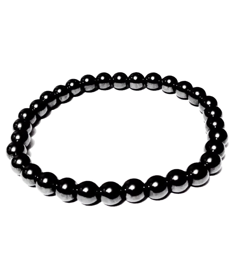 Bratara hematit nemagnetic 6mm pe elastic-32buc 1 buc