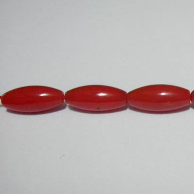Coral oval 12x5mm