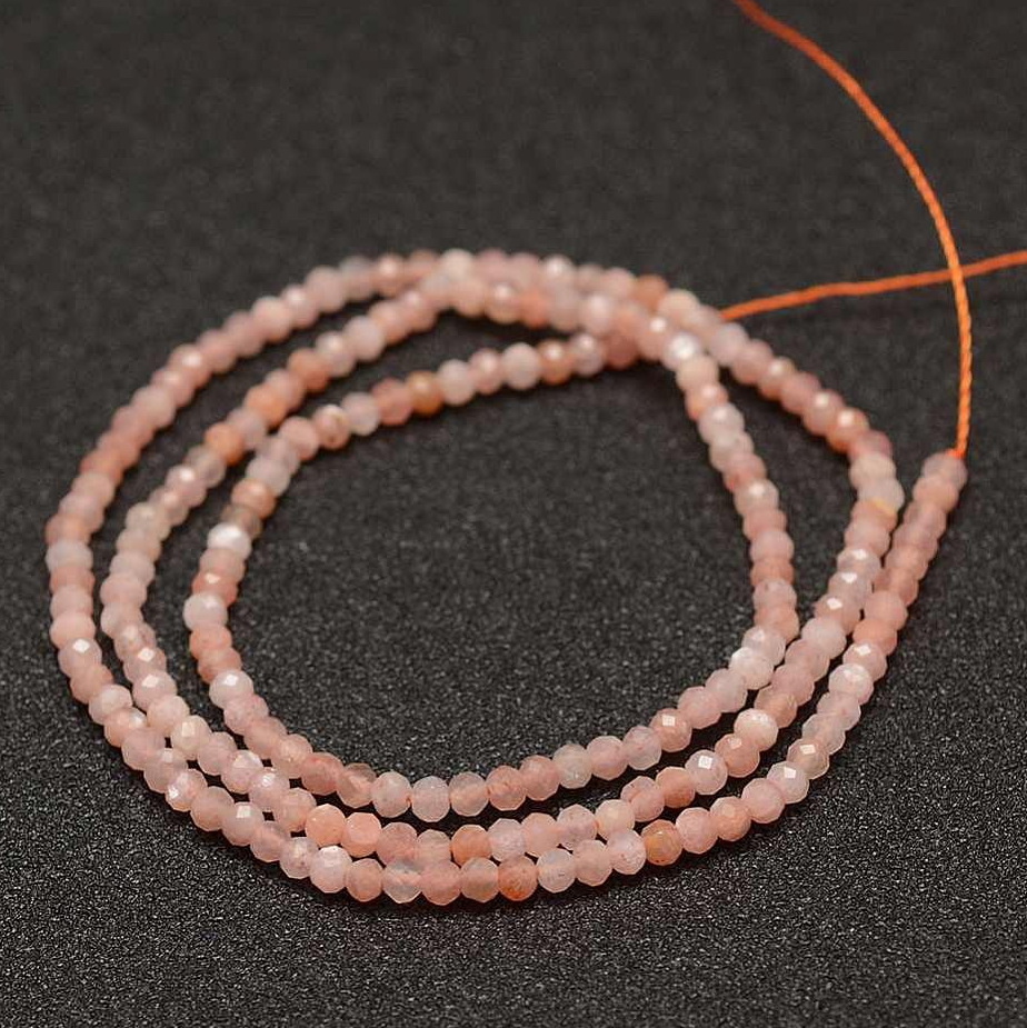 Piatra soarelui naturala, fatetata, 2mm-sir 178 buc 1 buc