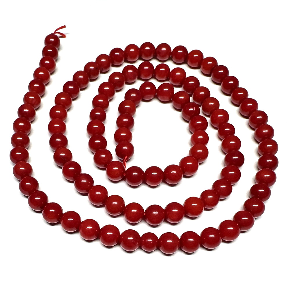 Coral rosu 4.5mm-sir 97buc 1 buc