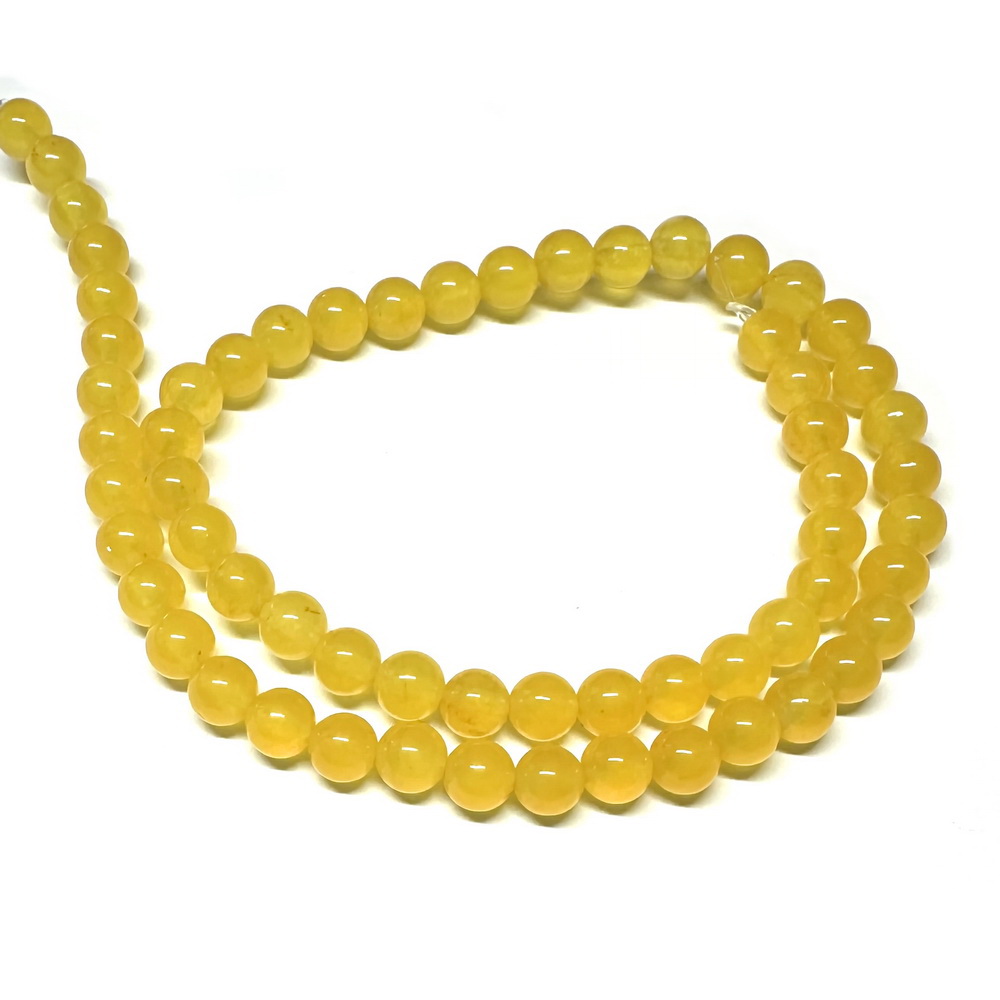 Agat galben-portocaliu, 6mm-sir 61 buc 1 buc