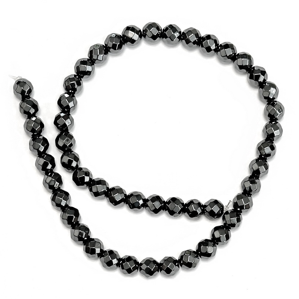 Hematit fatetat 8mm-sir 49 buc 1 buc