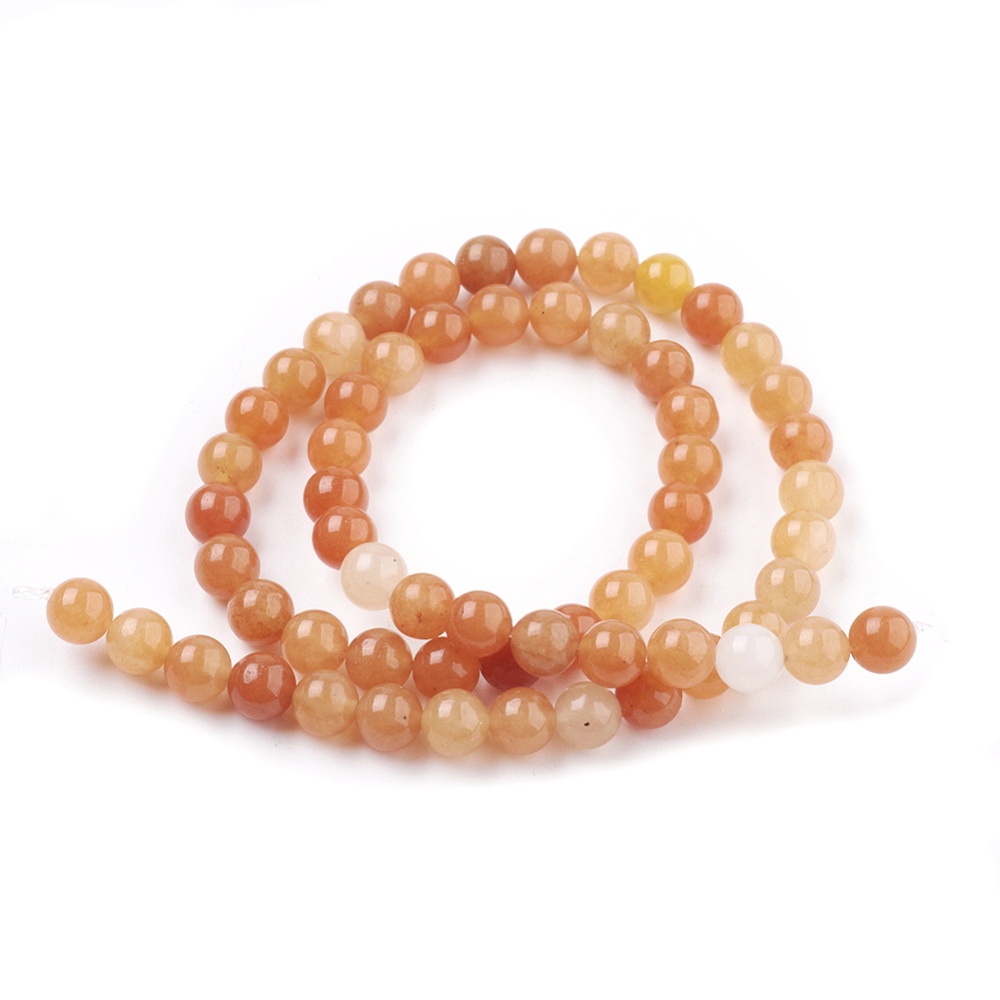 Aventurin rosu, 8mm-sir 47 buc 1 buc