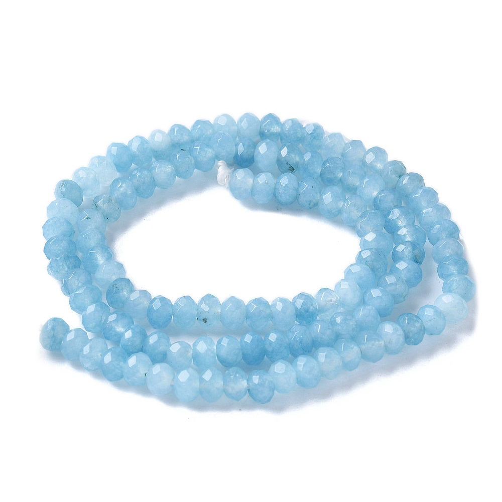 Jad Malaysia bleu, rondele 4x2.5mm-sir 110 buc 1 buc