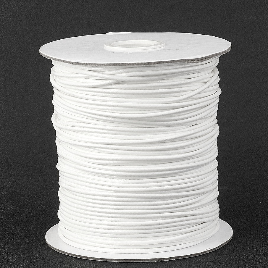 Ata cerata (bumbac), alba, 1mm-bobina 91m 1 buc