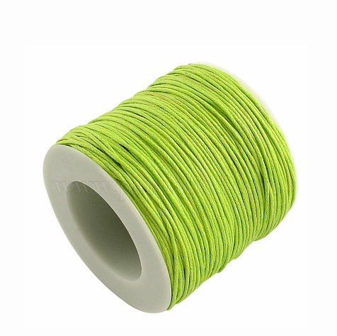 Ata cerata (bumbac) verde-lime, 0.8mm-bobina 91m 1 buc