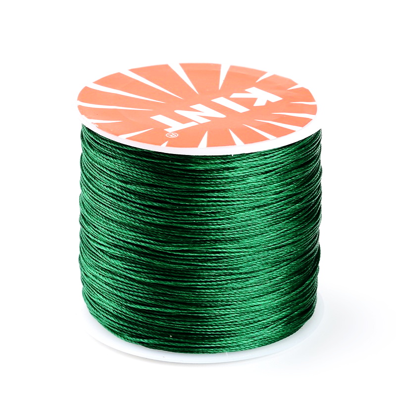 Snur poliester, cerat, verde, 0.5mm-bobina 106m 1 buc