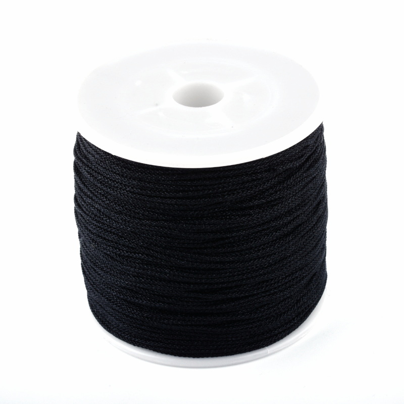 Snur nylon, negru, 0.8mm-bobina 90 m 1 buc