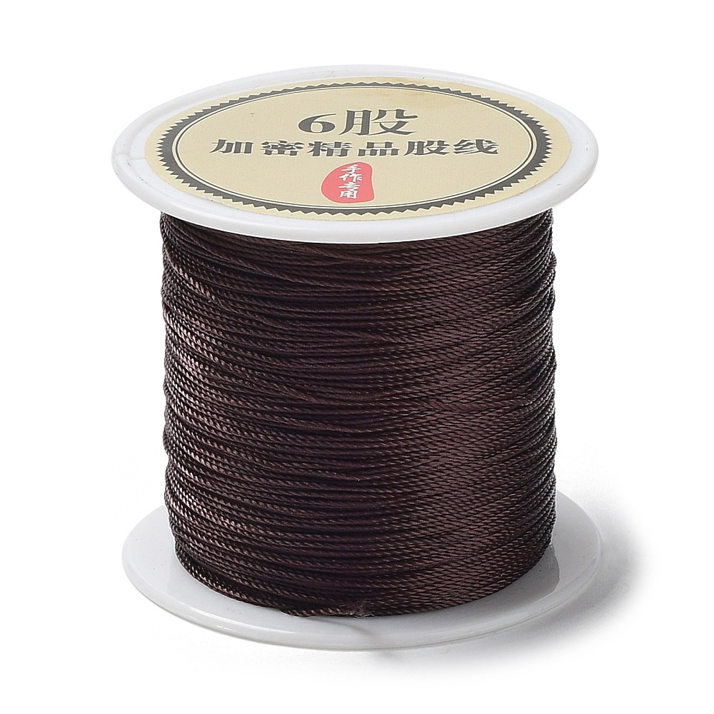 Snur nylon maro inchis, 0.5mm-bobina 50m 1 buc