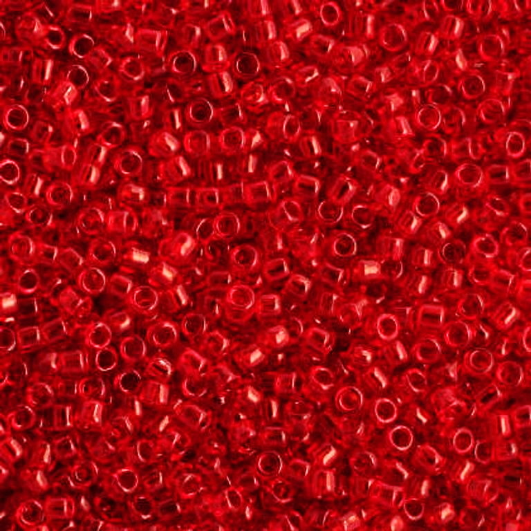 Margele TOHO rotunde 15/0 : Transparent Ruby 20 g