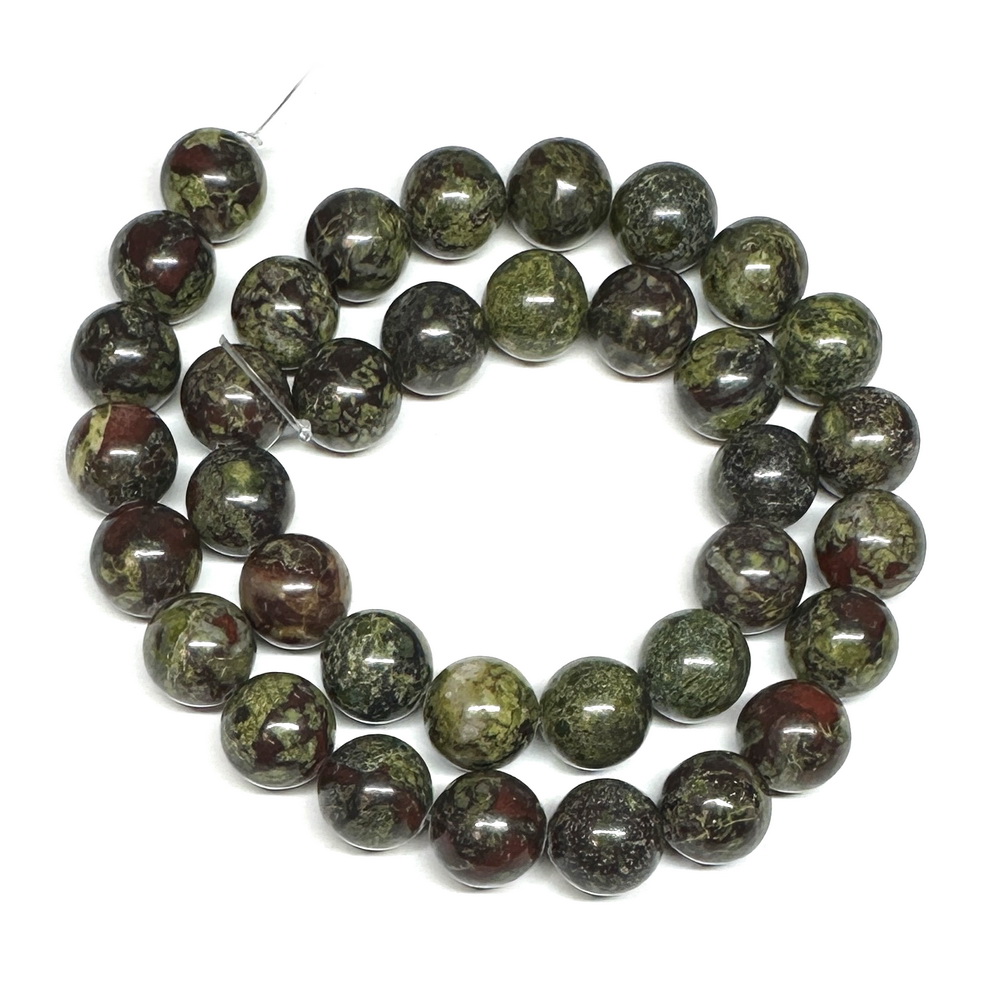 Jasp Dragon Blood 10mm-sir 36 buc 1 buc