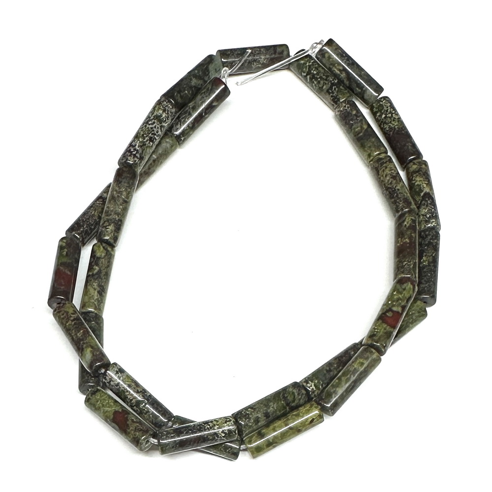 Jasp Dragon Blood, coloana 14x4mm-sir 30 buc 1 buc