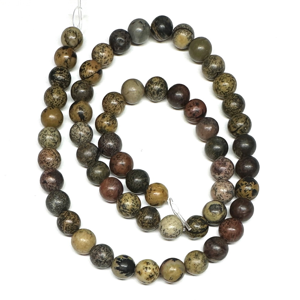 Jasp Dendritic sferic, 6mm-sir 59 buc 1 buc