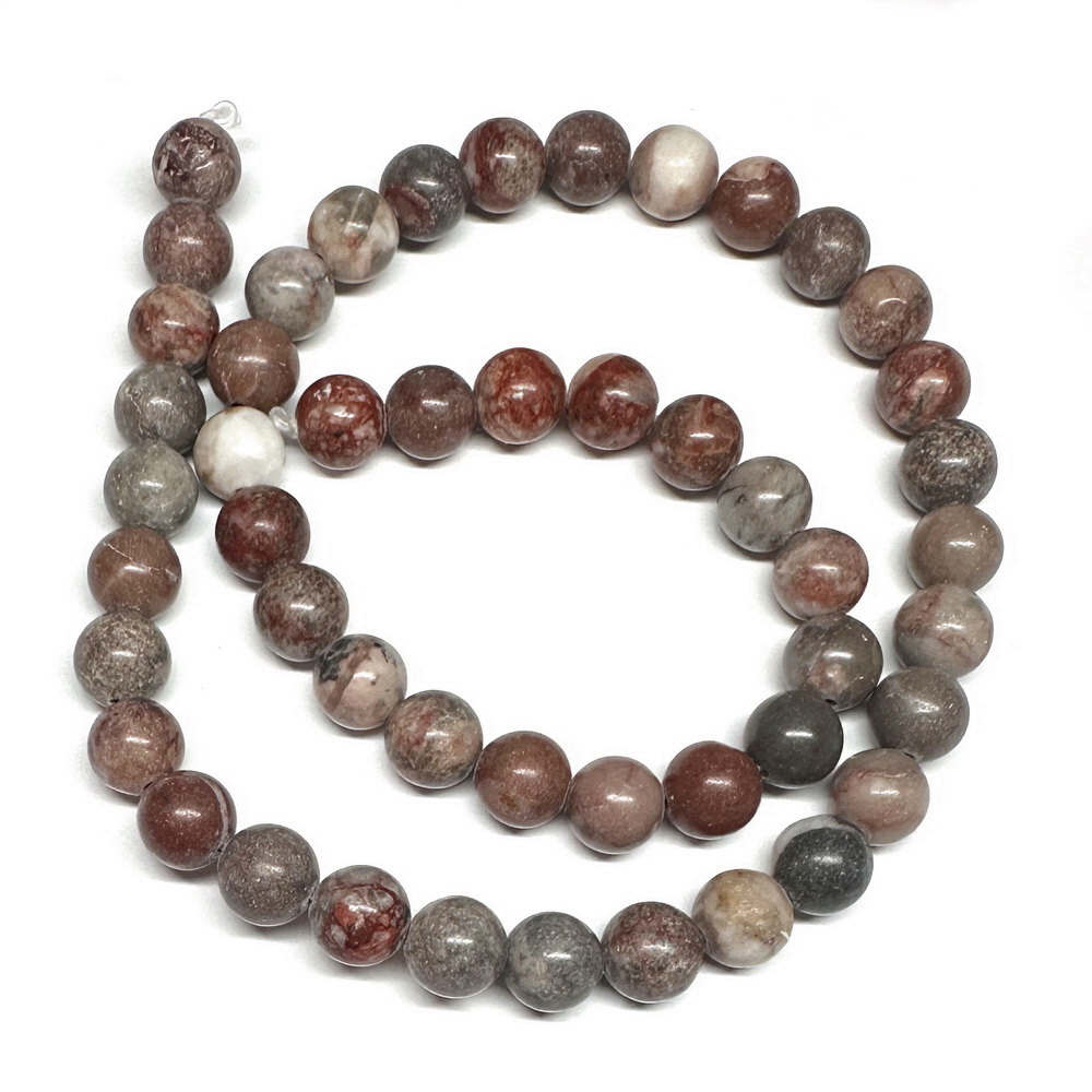 Jasp Dendritic sferic, 8-8.5mm-sir 49 buc 1 buc