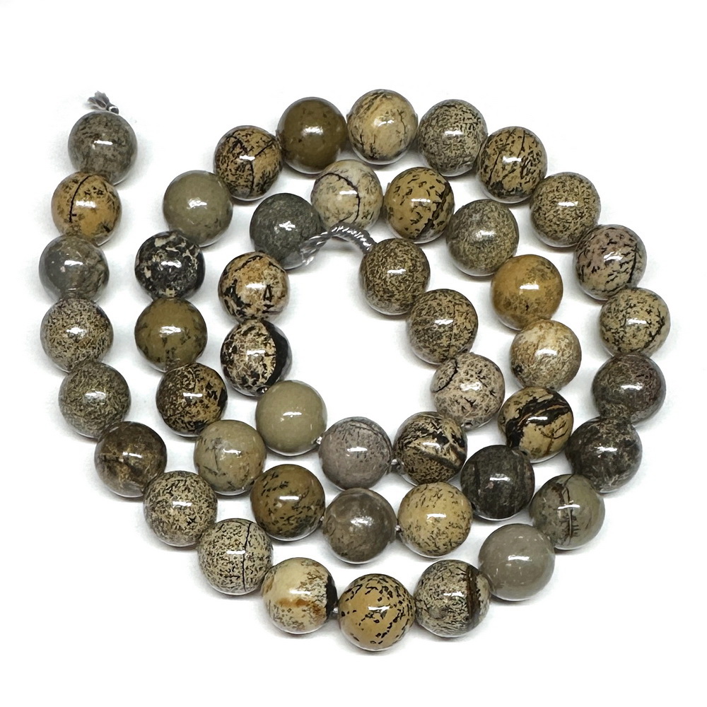 Jasp Dendritic, Chohua Jasper, 8mm-sir 47 buc 1 buc