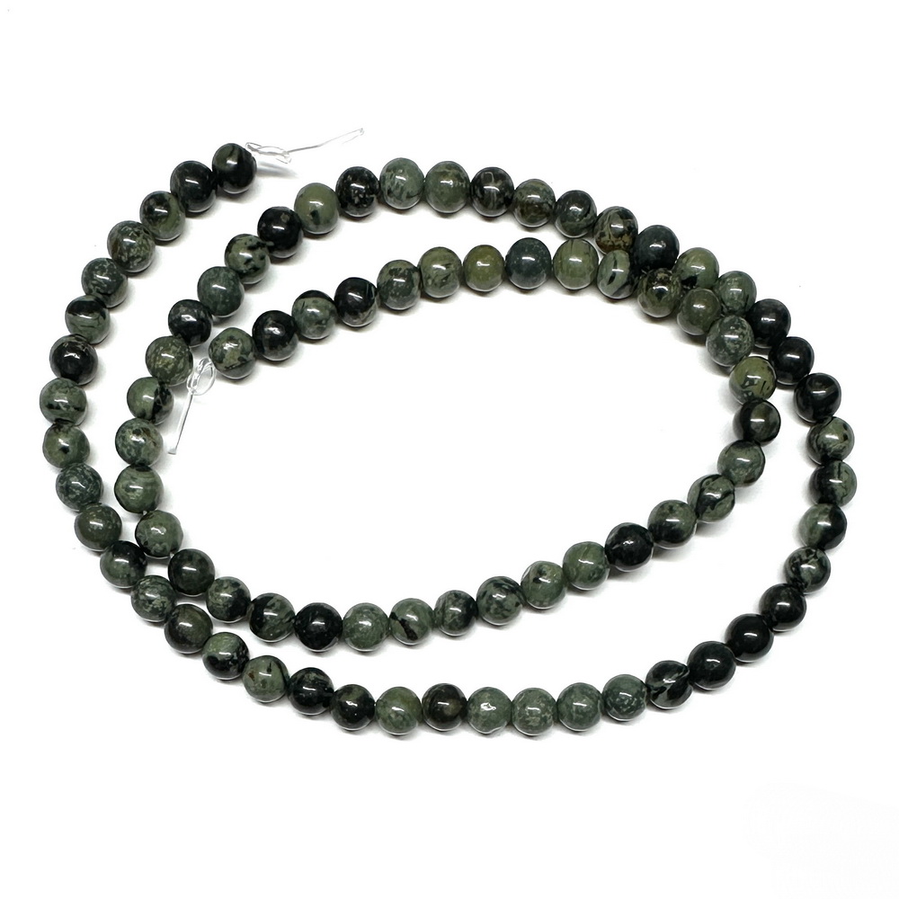 Jasp Kambaba sferic, 4mm-sir 88 buc 1 buc