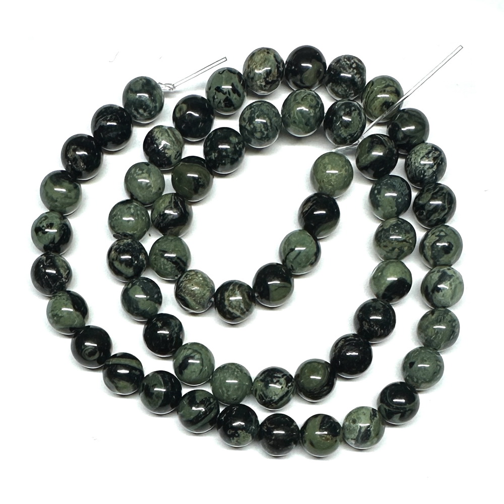 Jasp Kambaba sferic, 6mm-sir 59 buc 1 buc