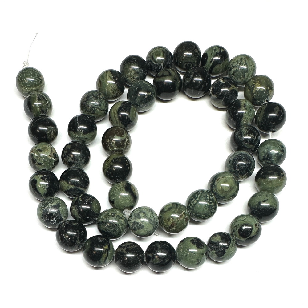 Jasp Kambaba sferic, 8mm-sir 46 buc 1 buc