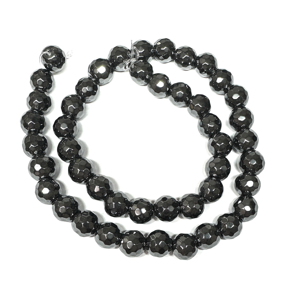 Hematit fatetat, 10mm-sir 46 buc 1 buc