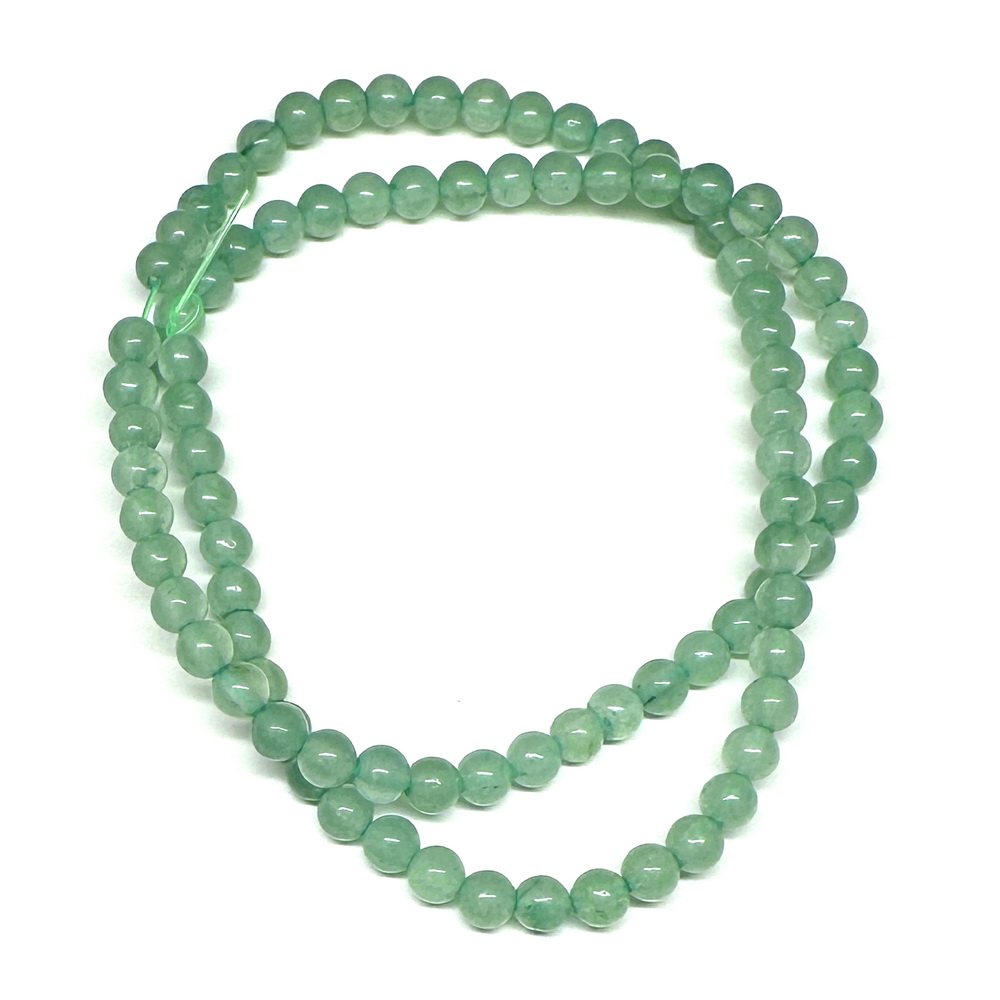 Aventurin sferic verde deschis, 4mm-sir 102 buc 1 buc