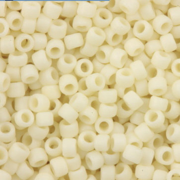 Margele TOHO rotunde 15/0 : Opaque-Frosted Lt Beige 20 g
